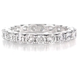 1.88ct Diamond Platinum Eternity Wedding Band Ring