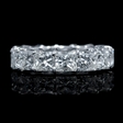 7.64ct Diamond Platinum Eternity Wedding Band Ring