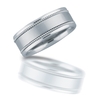 Men's 14k White Gold Wedding Band Ring