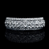 Diamond 18k White Gold Wedding Band Ring