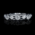 .43ct Diamond Antique Style 18k White Gold Ring