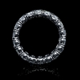 5.53ct Christopher Designs L'Amour Crisscut Collection Diamond Platinum Eternity Wedding Band Ring