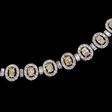 25.12ct Diamond 18k Two Tone Gold Necklace