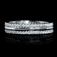 .49ct Diamond 18k White Gold Eternity Wedding Band Ring