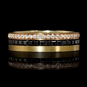 Diamond 18k Two Tone Gold Ring