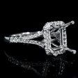 .43ct Diamond 18k White Gold Engagement Ring Setting