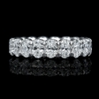 3.85cts Diamond Platinum Eternity Wedding Band Ring